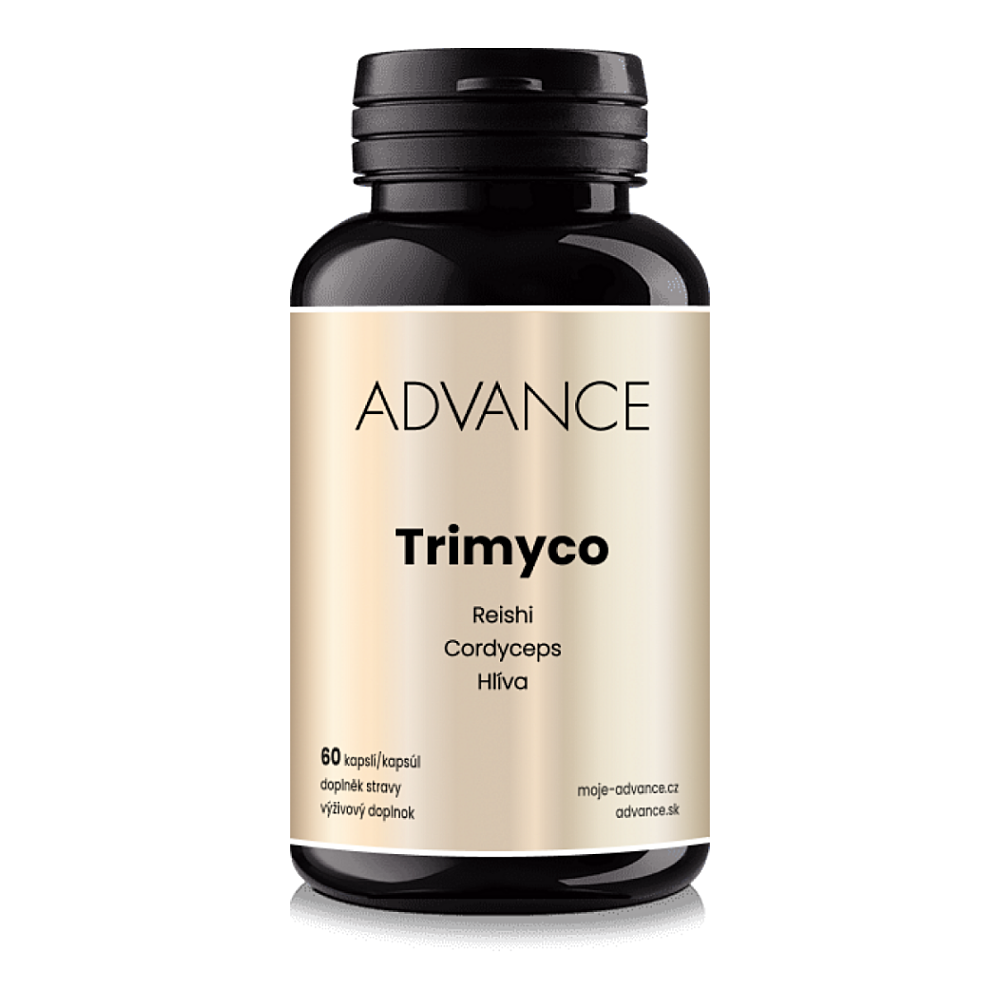 ADVANCE Trimyco reishi cordyceps hlíva 60 kapslí