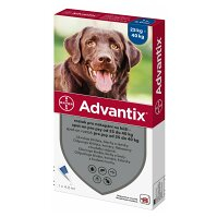 ADVANTIX Spot-on pro psy nad 25 kg 4 ml 1 pipeta