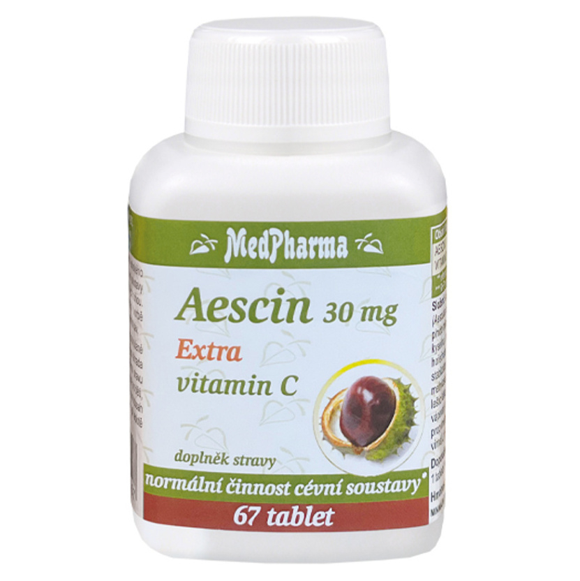 E-shop MEDPHARMA Aescin 30 mg extra vitamin C 67 tablet