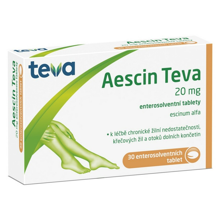 Levně AESCIN-TEVA 20 mg 30 tablet