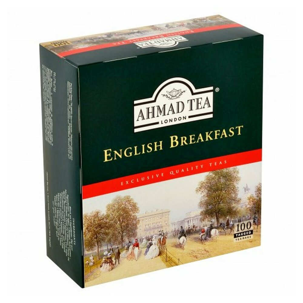 Levně AHMAD TEA English Breakfast černý čaj 100 x 2 g