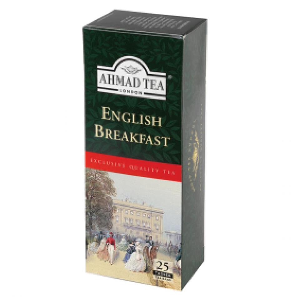 Levně AHMAD TEA English Breakfast černý čaj 25 x 2 g