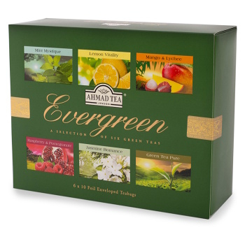 AHMAD TEA Evergreen tea collection zelené čaje 60 sáčků