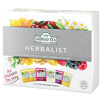 AHMAD TEA Herbalist bylinné a zelené čaje 60 sáčků (Čajové sady)