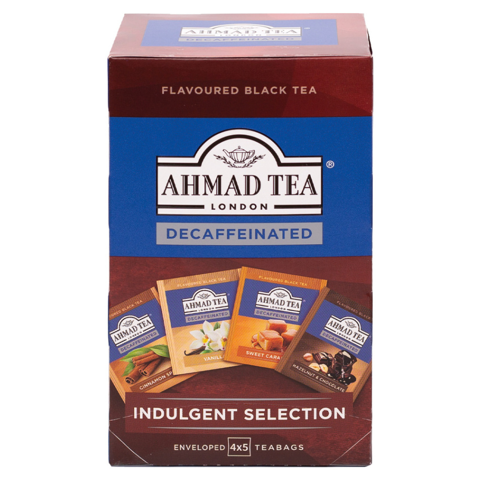E-shop AHMAD TEA Selection Decaffinated černý čaj 20 sáčků