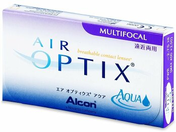 Air Optix Aqua Multifocal (6 čoček) (Měsíční čočky) - Měsíční