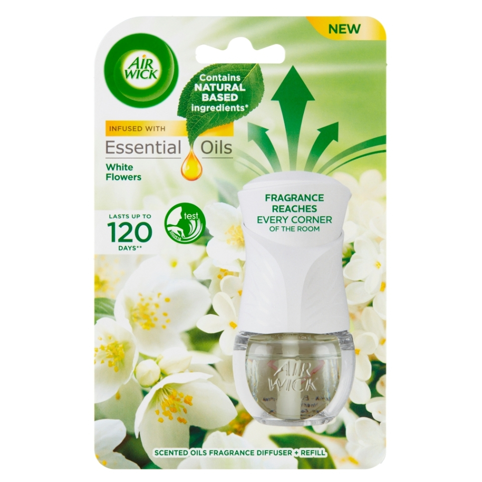 E-shop AIR WICK Elektrický osvěžovač vzduchu s náplní Bílé květy 19 ml