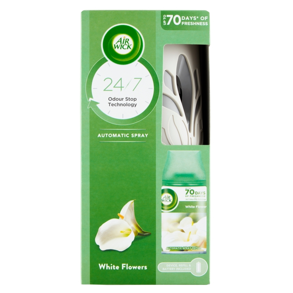 E-shop AIR WICK Freshmatic Difuzér a náplň do osvěžovače vzduchu Bílé květy 250 ml