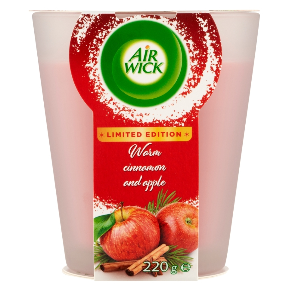 AIR WICK Jablko & Skořice Svíčka 220 g