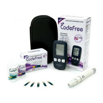 CELIMED Glukometr AKCE SD-Codefree + 50 proužků navíc