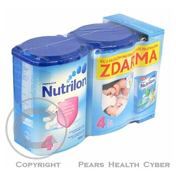 AKCE NUTRILON 4 2x800g + Nutrilon kaše 225g vanilková (Pokračovací kojenecká mléka)