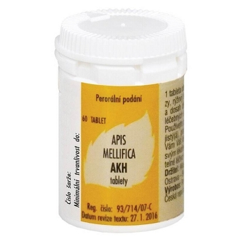 AKH Apis mellifica 60 tablet (Jednosložková) - Homeopatické