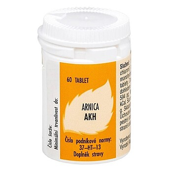 AKH  Arnica 60 tablet (Homeopatické doplňky stravy) - Jednosložkové