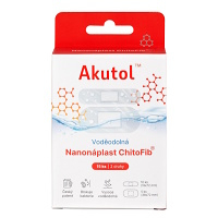 AKUTOL Nanonáplast ChitoFib voděodolné balení 15 ks