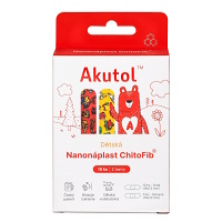 AKUTOL® Nanonáplast ChitoFib® dětské balení 15 ks