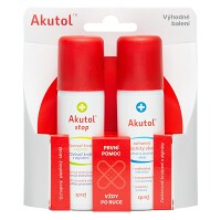 AKUTOL spray + Akutol stop spray výhodné balení 1+1 60ml