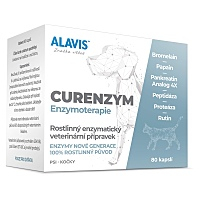 ALAVIS Curenzym podporující hojení pro psy a kočky 80 kapslí
