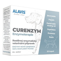 ALAVIS Enzymoterapie-Curenzym pro psy a kočky 20 kapslí