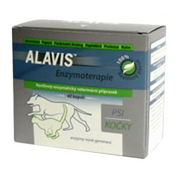 ALAVIS Enzymoterapie-Curenzym pro psy a kočky 40 kapslí