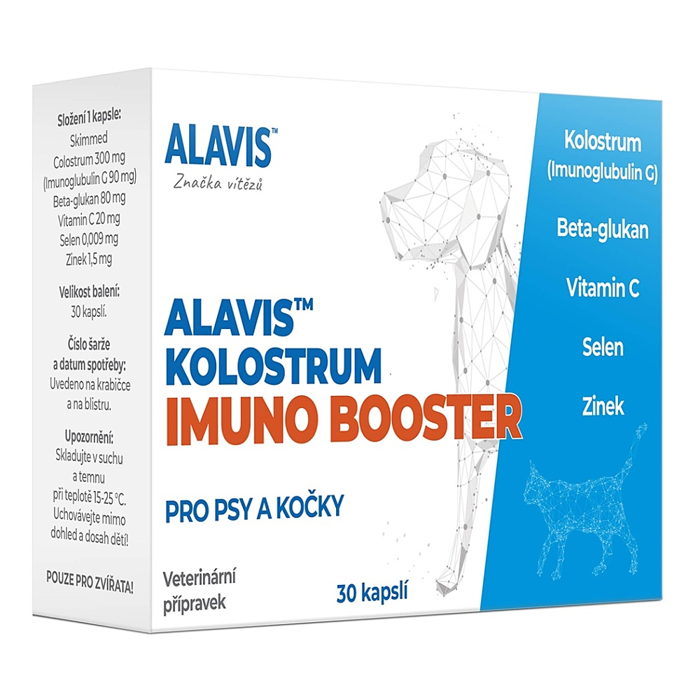 Alavis Kolostrum Imuno Booster 30 kapslí koupíte na Lekarna.cz