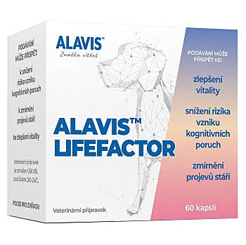 ALAVIS LifeFactor pro psy 60 kapslí (Veterinární doplňky stravy na vitalitu)