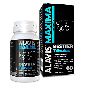 ALAVIS MAXIMA Bestier tribulus 60 kapslí (Doplňky stravy pro potenci, erekci) - Vícesložkové