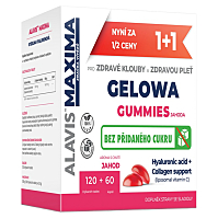 ALAVIS Maxima Gelowa Gummies jahoda 120 tablet + 60 kapslí