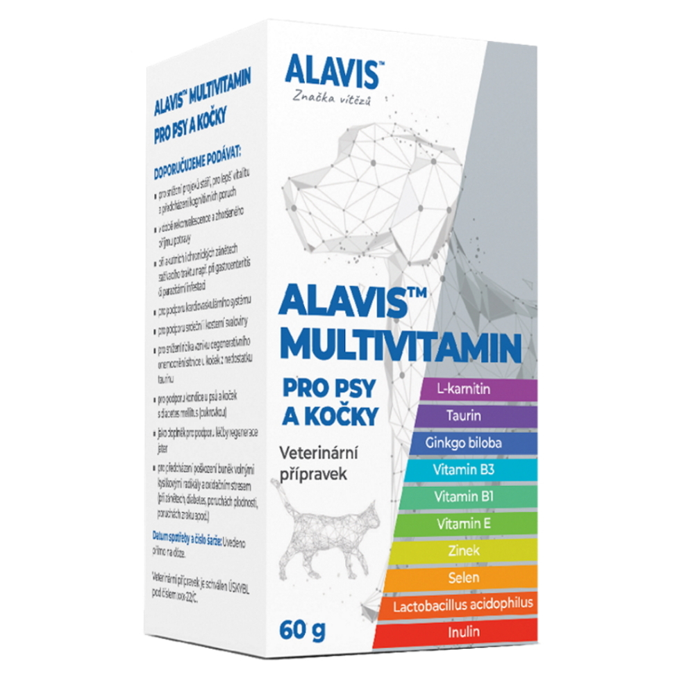 E-shop ALAVIS Multivitamín pro psy a kočky 60 g