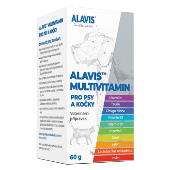 ALAVIS Multivitamín pro psy a kočky 60 g (Veterinární doplňky stravy na vitalitu)