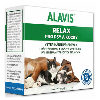 ALAVIS Relax pro psy a kočky 75 mg 20 kapslí