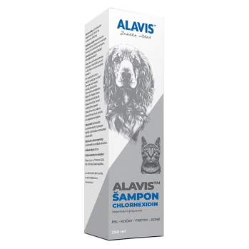 ALAVIS Šampon Chlorhexidin 250 ml (Šampony pro psy) - Protizánětlivý