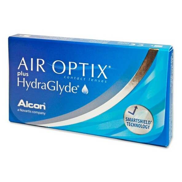 Levně ALCON Air Optix Plus HydraGlyde měsíční 6 čoček, Počet dioptrií: -0,75, Počet kusů v balení: 6 ks, Průměr: 14,2, Zakřivení: 8,6