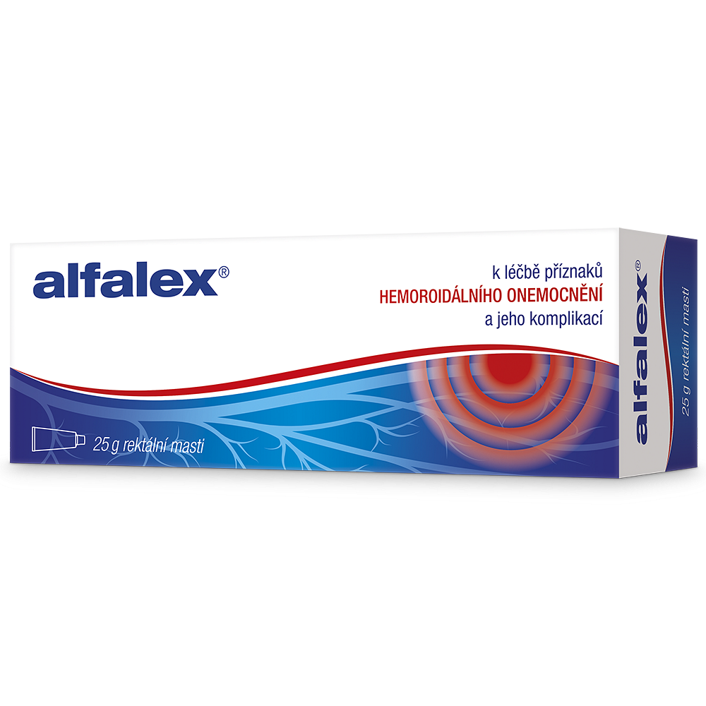 E-shop ALFALEX Rektální mast 25 g včetně plastového aplikátoru
