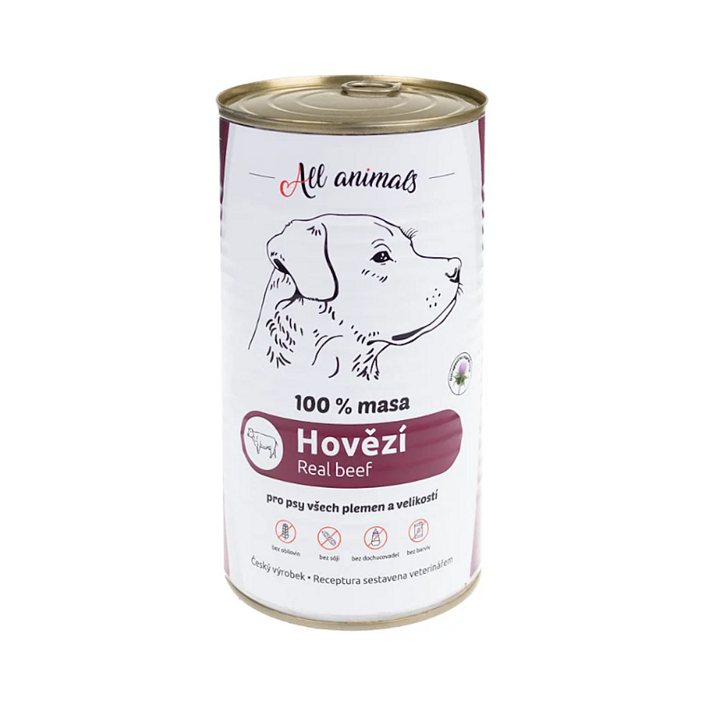 All Animals DOG hovězí mleté 1200g