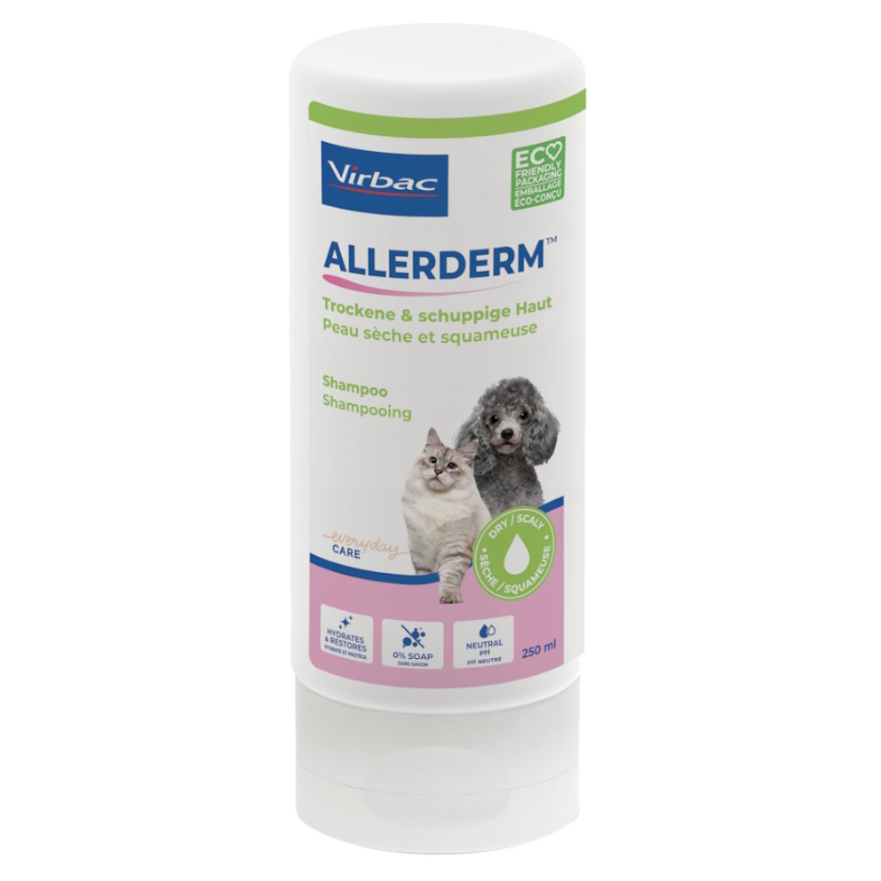 E-shop ALLERDERM Šampon pro psy na suchou a šupinatou kůži 250 ml
