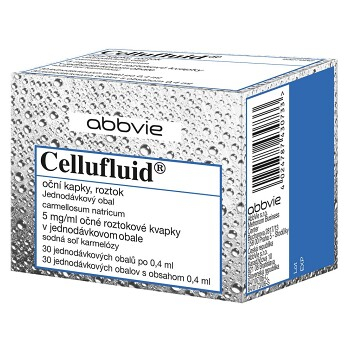 ALLERGAN Cellufluid oční kapky 2mg 30 x 0,4 ml, expirace