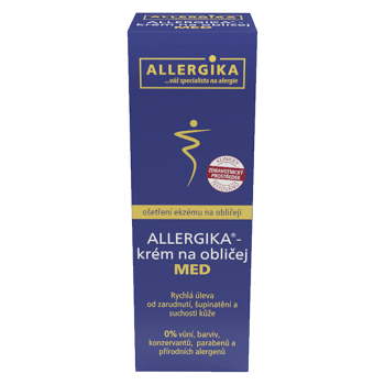 ALLERGIKA Krém na obličej MED 50 ml (Ekzém a lupénka) - Zklidňující, Hojivý