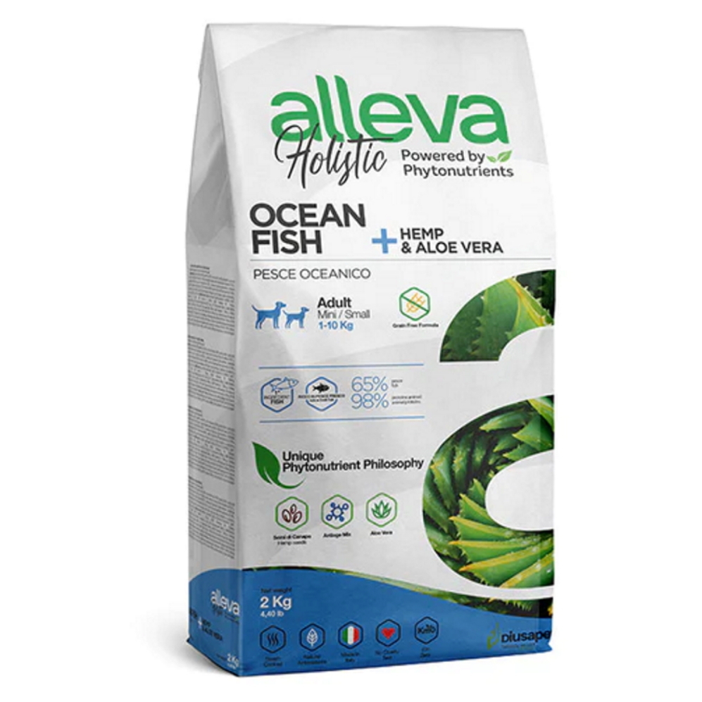 E-shop ALLEVA Holistic Adult Mini Ocean Fish granule pro psy 2 kg