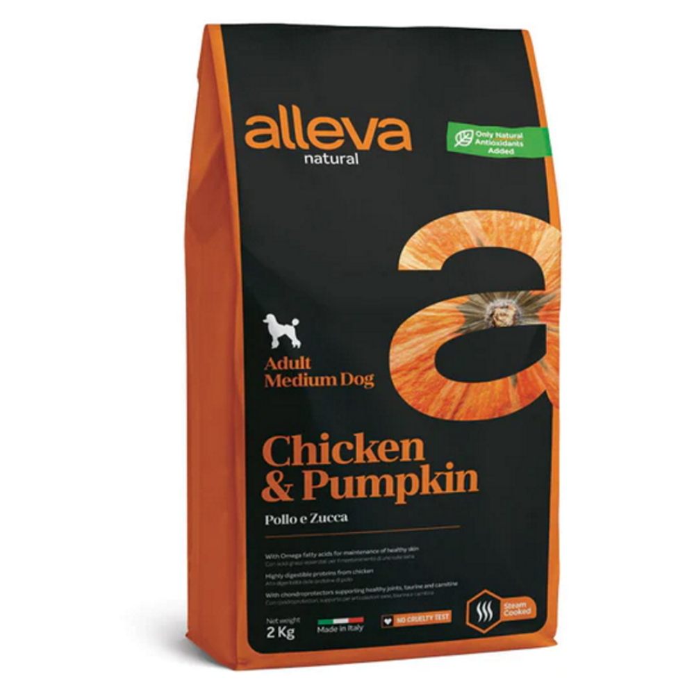E-shop ALLEVA Natural Adult Medium Chicken&Pumpkin granule pro psy 2 kg