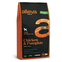 ALLEVA Natural Adult Medium Chicken&Pumpkin granule pro psy 2 kg