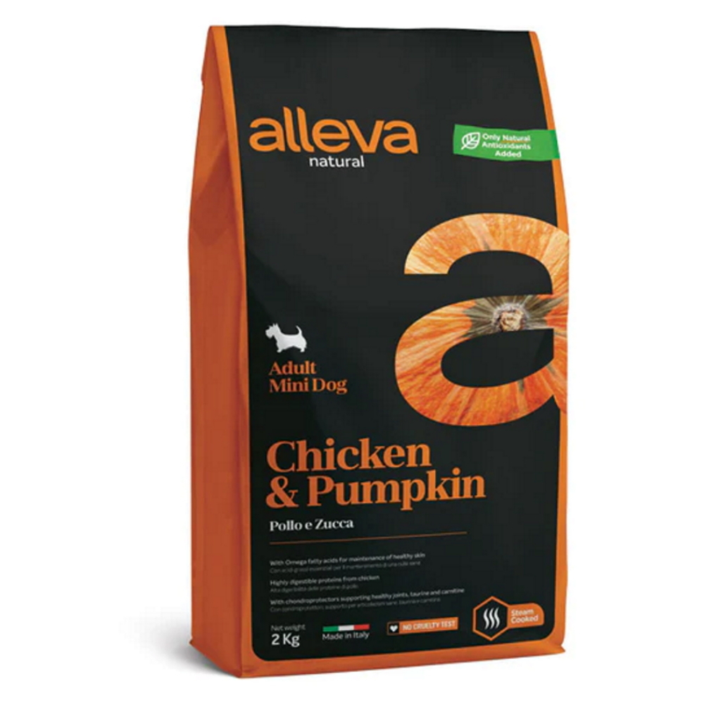 E-shop ALLEVA Natural Adult Mini Chicken&Pumpkin granule pro psy 2 kg