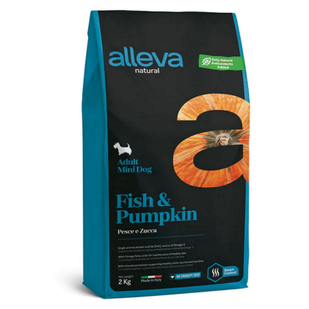 E-shop ALLEVA Natural Adult Mini Fish&Pumpkin granule pro psy 2 kg