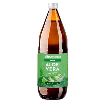 ALLNATURE Aloe vera BIO 1000 ml (Detoxikace celého těla) - BIO