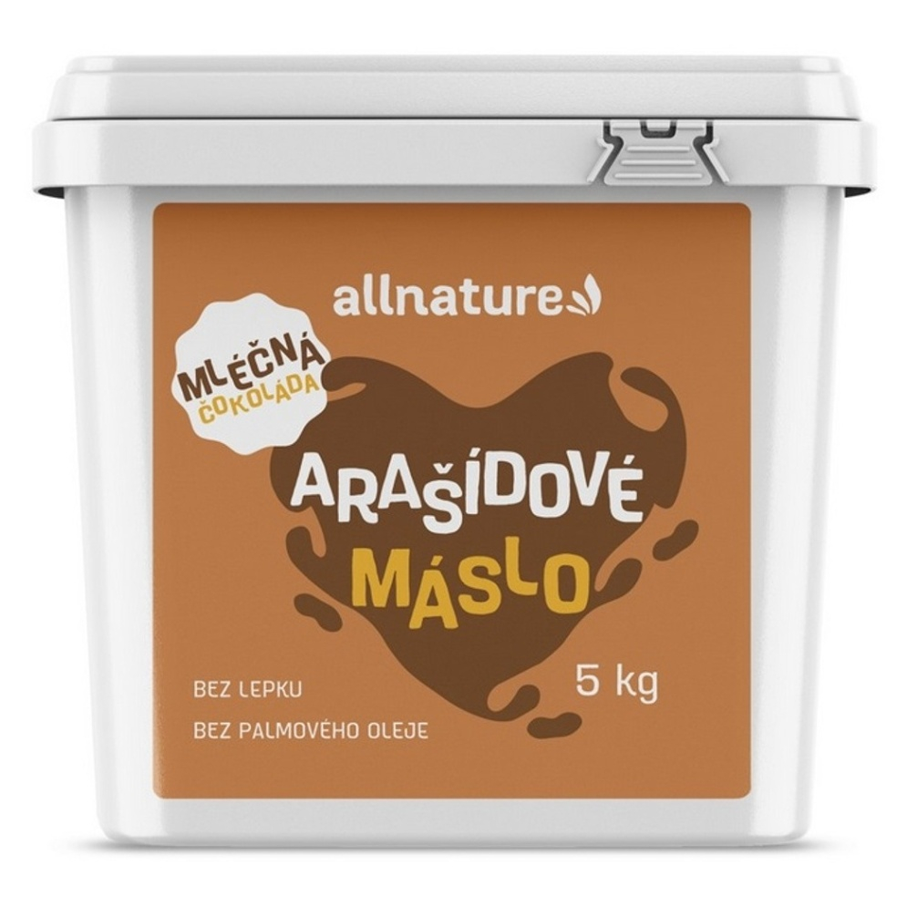 E-shop ALLNATURE Arašídový krém s mléčnou čokoládou 5 kg