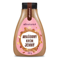 ALLNATURE Arašídový krém jemný 260 g