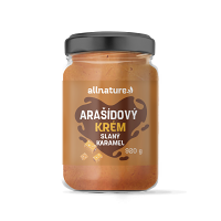 ALLNATURE Arašídový krém slaný karamel 920 g