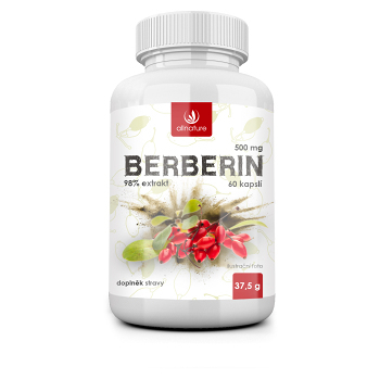 ALLNATURE Berberin Extrakt 98% 500 mg 60 kapslí