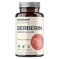 ALLNATURE Berberin Extrakt 98% 500 mg 60 kapslí
