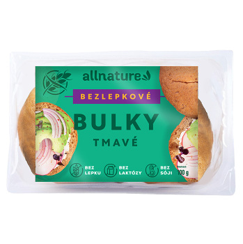 ALLNATURE Bezlepkové bulky tmavé 100 g