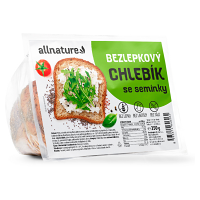 ALLNATURE Bezlepkový chlebík se semínky 350 g